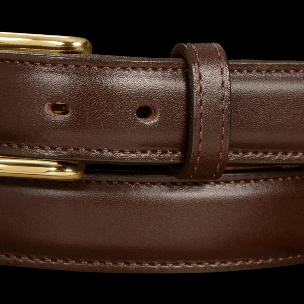 Bullhide Leather Belt With Steel Core